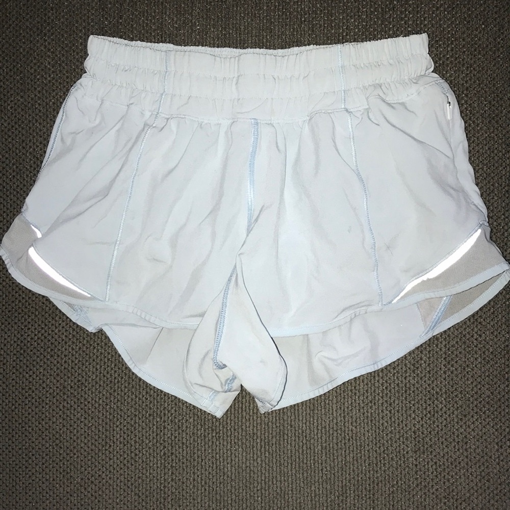 Light blue lululemon shorts